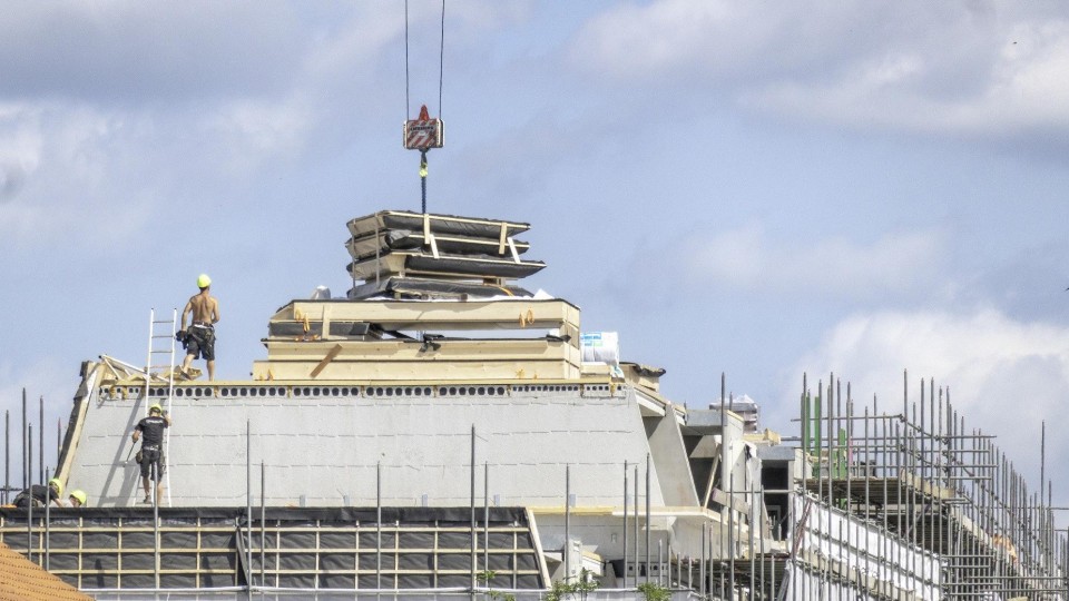Nieuwbouw deze maand in de wijk Bovenkerk in Amstelveen.