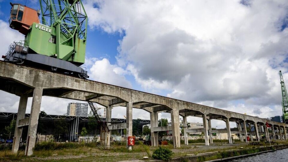 Industrieterrein de Binckhorst in Den Haag wordt herontwikkeld. De asfaltcentrale is vertrokken.