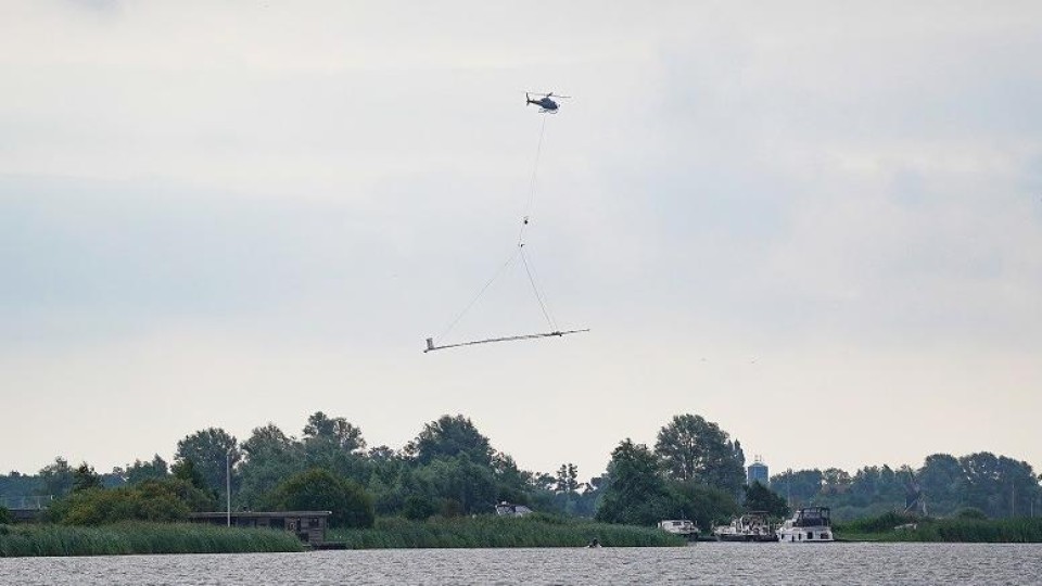 In het kader van het onderzoeksproject FRESHEM-NL van de overheid maakt begin juli een helictopter metingen van bodemlagen vanuit de lucht.