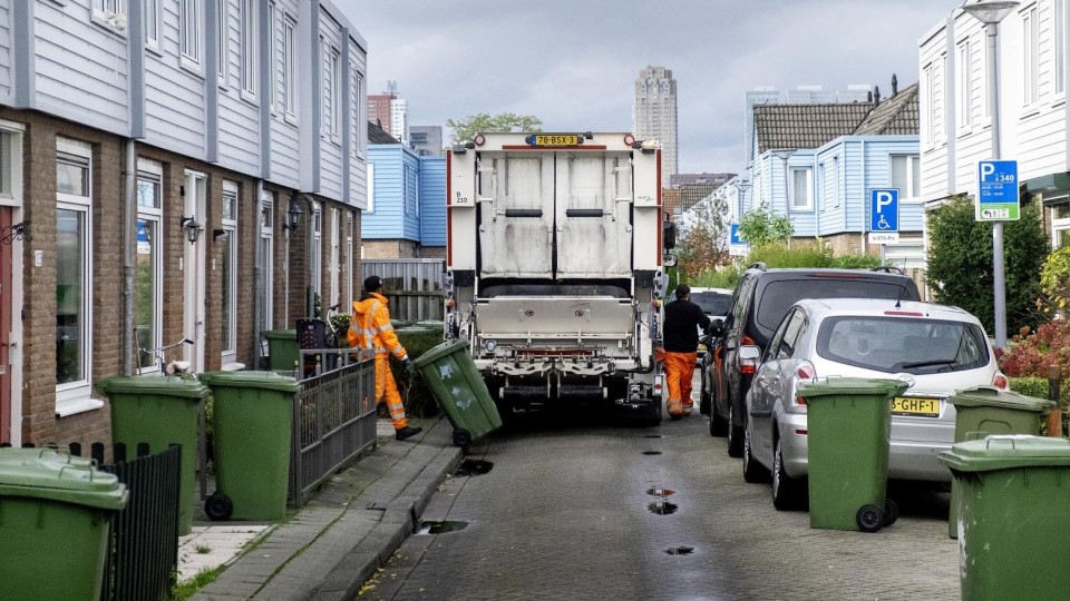 ANP Rotterdam Straat afval