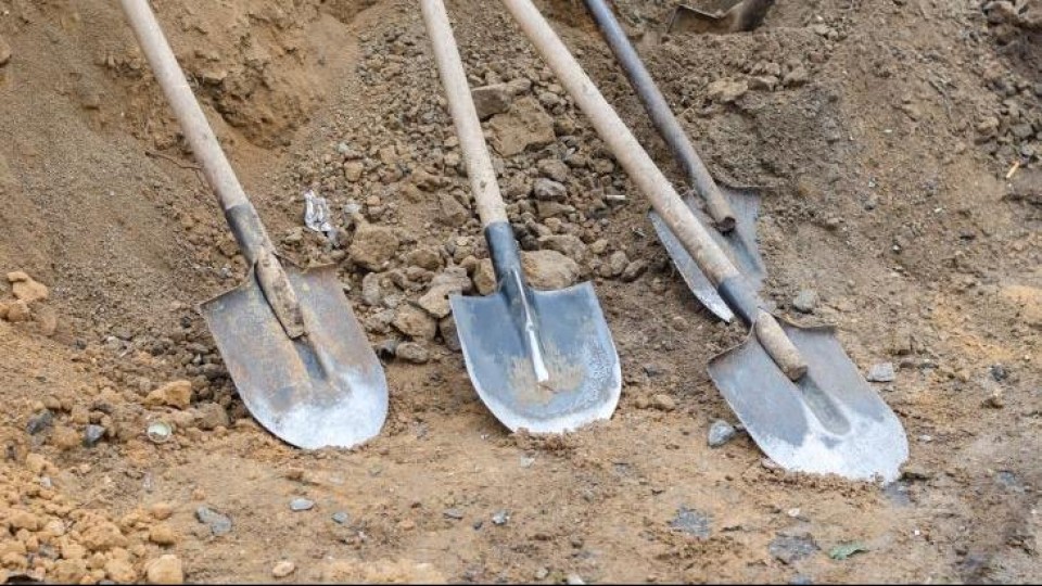 Schoppen in de grond
