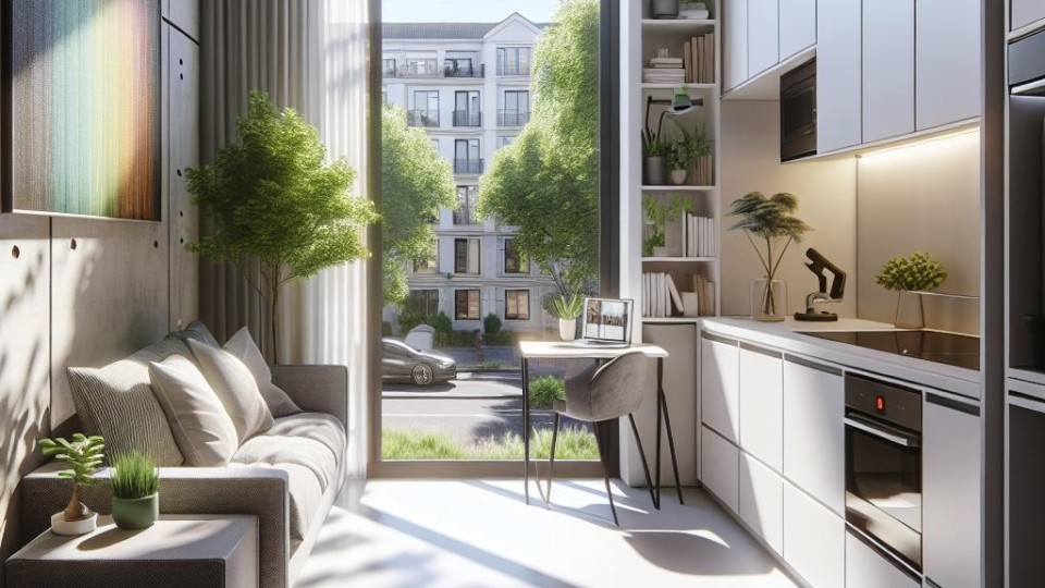 Klein appartement