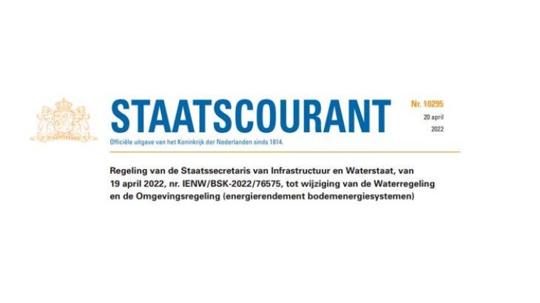 Wetswijziging Waterregeling en Omgevingsregeling