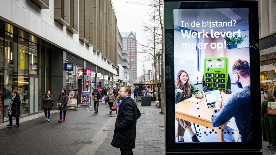 Campagne over de bijstand in Rotterdam
