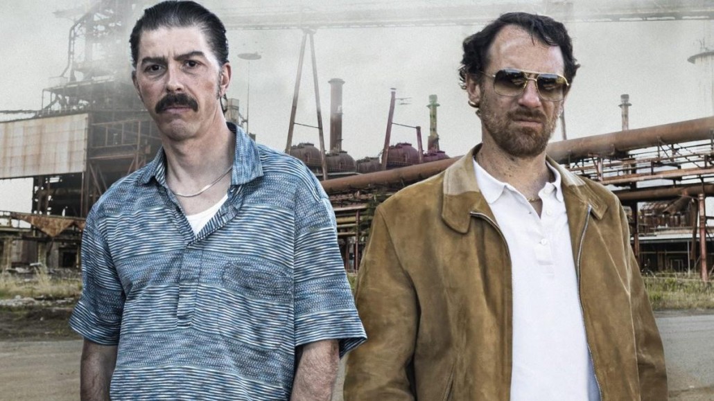 Afbeelding van de nieuwe Italiaanse speelfilm Pallazina Laf, die zich afspeelt rond de staalfabriek Ex-Ilva.