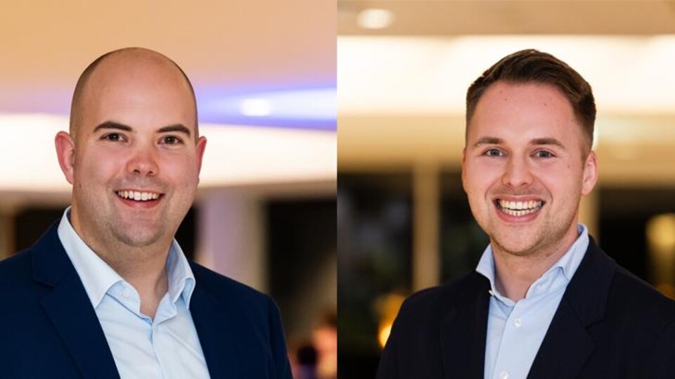Jaimy van Dijk (links) en Wessel de Beer (rechts)
