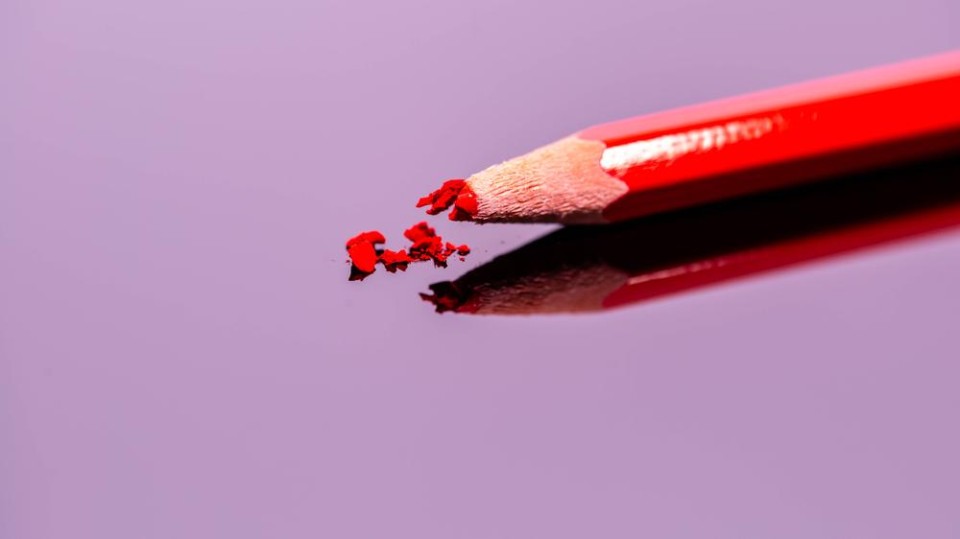 Rood potlood - geen stemrecht