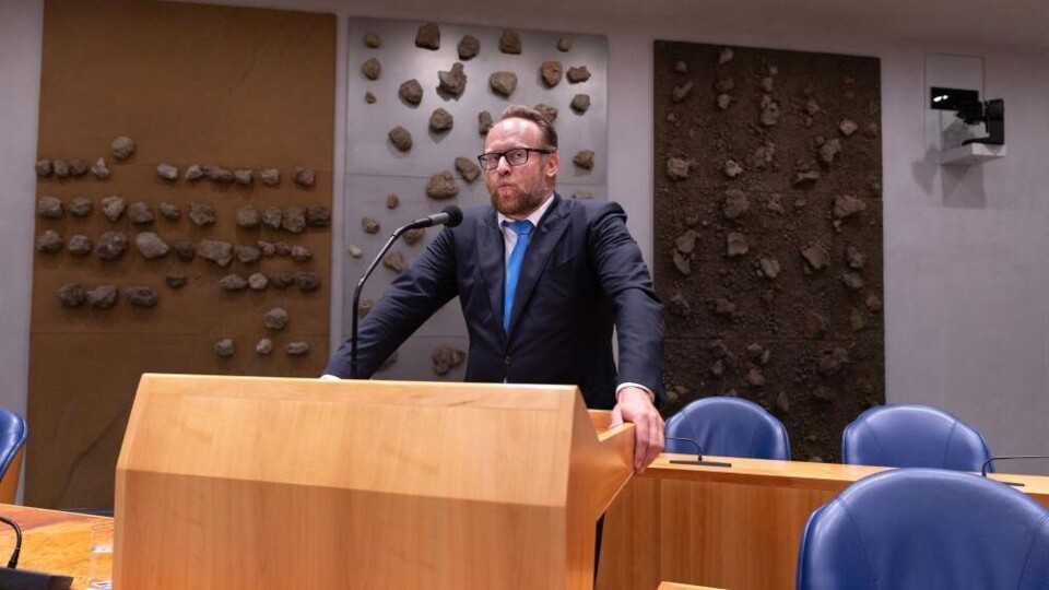 Minister Heerma in de Tweede Kamer