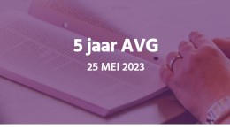 5 jaar Algemene Verordening Gegevensbescherming