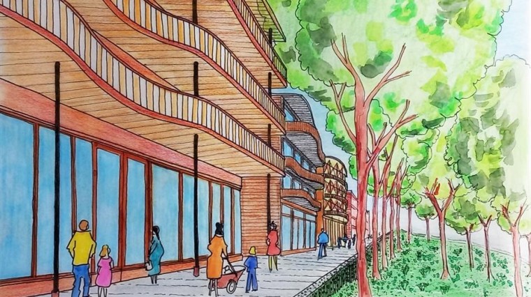 'Eerste houten woonwijk van Nederland' in Amsterdam