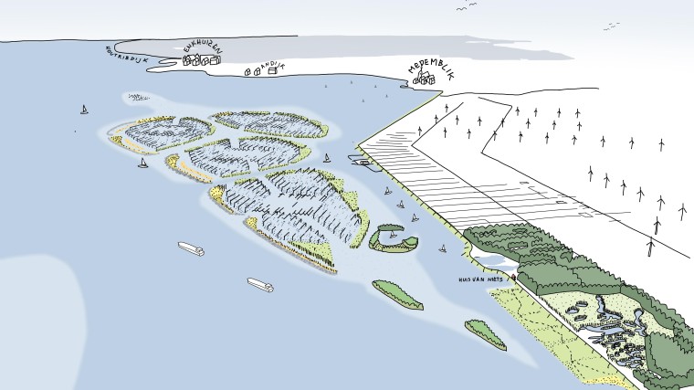 Hoe het rijk een zonnepark in het IJsselmeer blokkeert