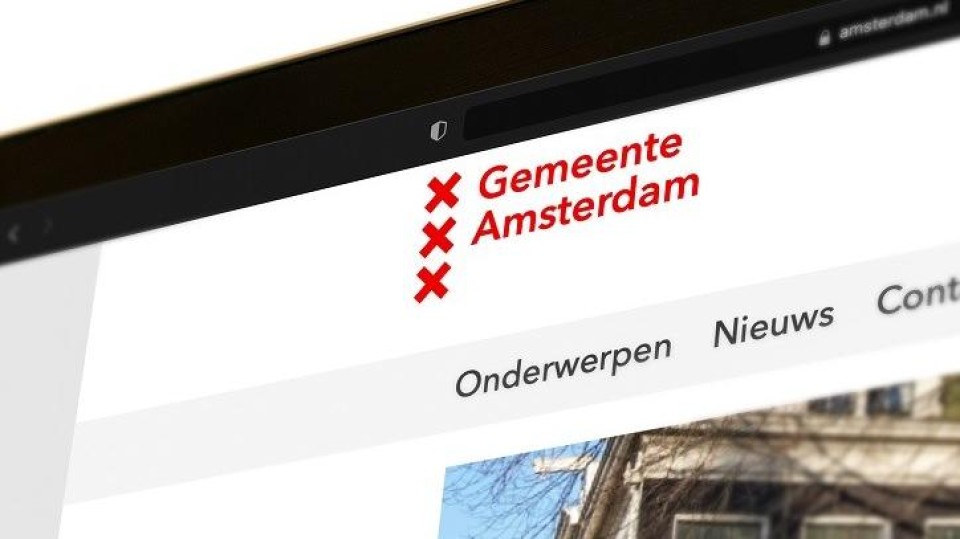 Website van de gemeente Amsterdam.