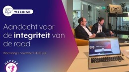 Webinar: Aandacht voor de Integriteit van de raad