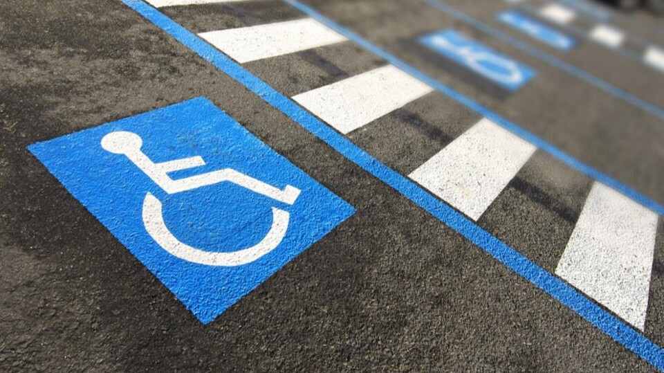 Gehandicapten parkeerplaats