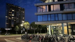 De nieuwe flat is van hout