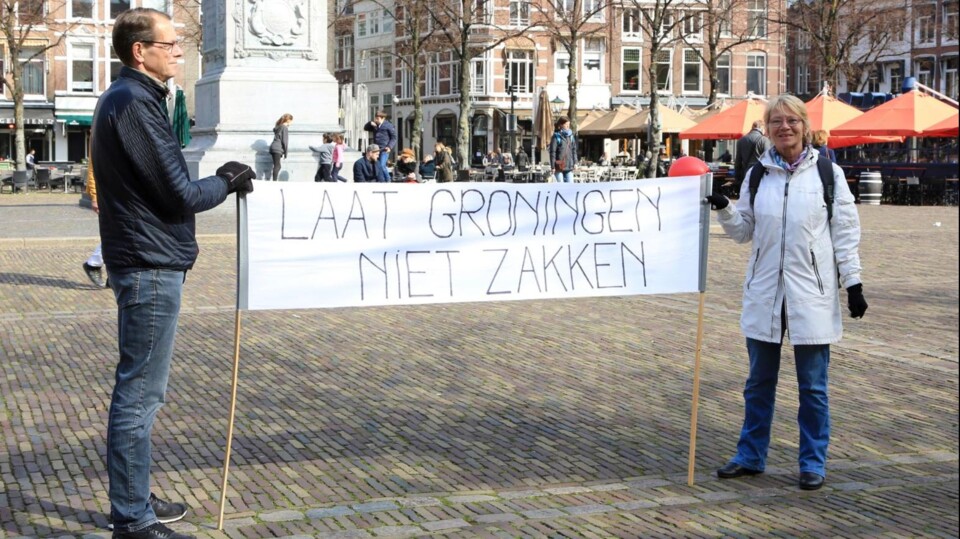 Protest in Groningen