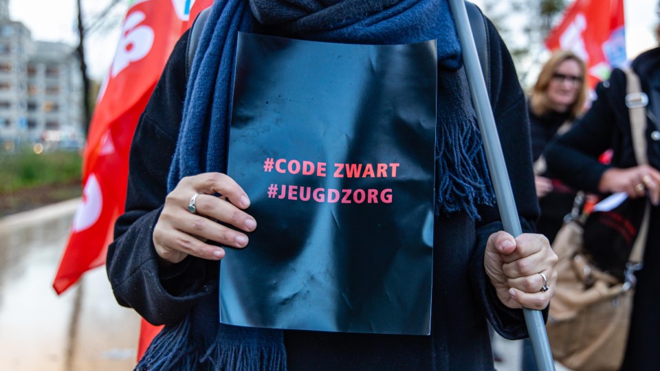 Protest jeugdzorg ANP