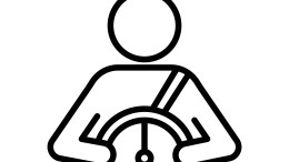 Burger op de stoel van bestuurder