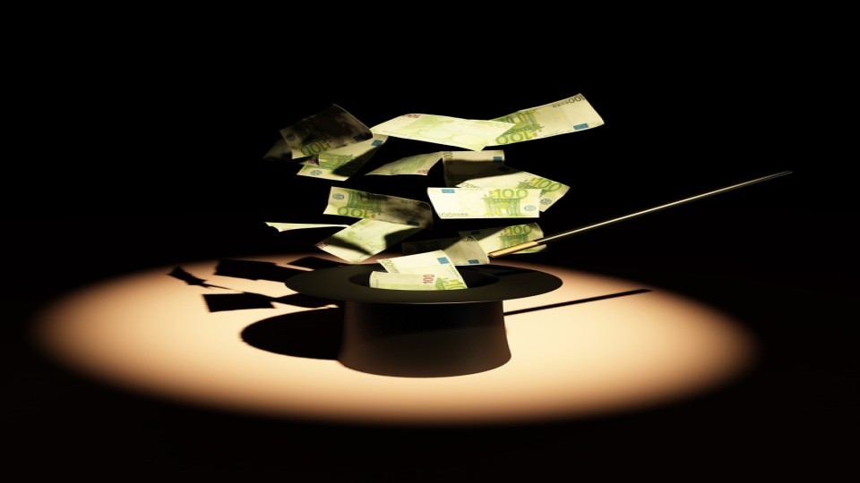 Doen alsof je geld krijgt, het mag van het kabinet