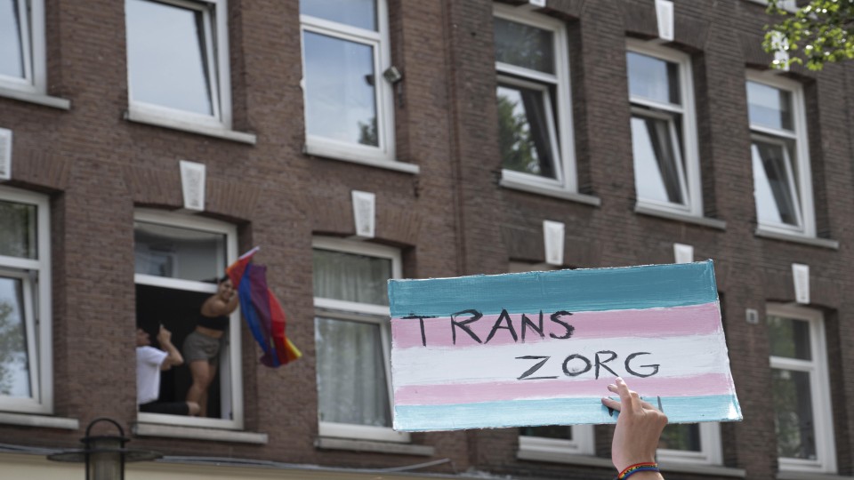 TransPride Walk in Amsterdam. Foto: Sabine Joosten (ANP)