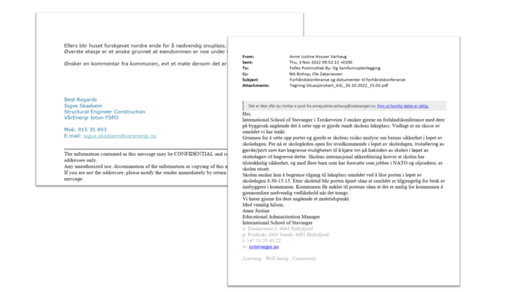 Opgevraagde e-mails
