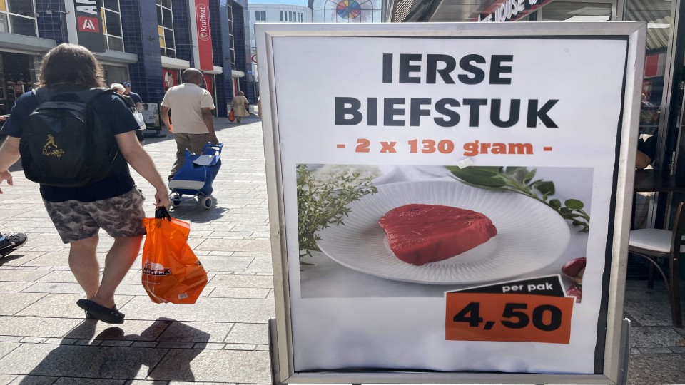 foto van vleesreclame