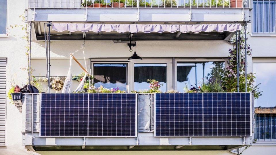 In Duitsland geplaatste balkonpanelen