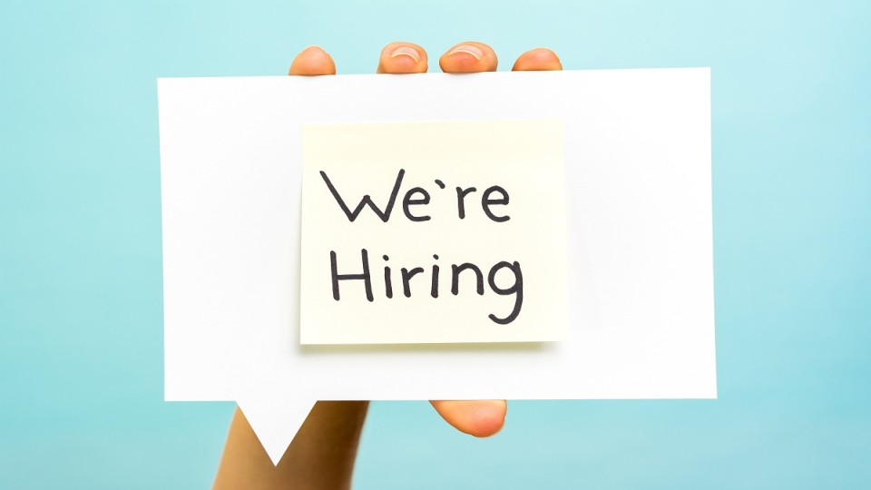 We're hiring