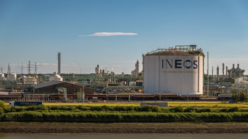 Chemiebedrijf Ineos in Antwerpen