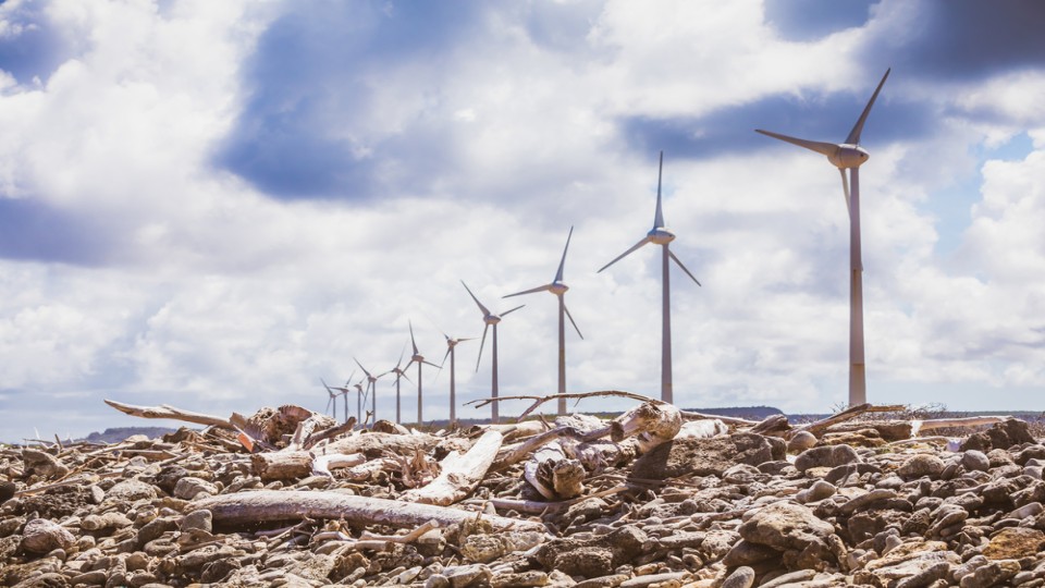 Windmolens op Bonaire