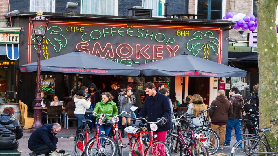 Coffeeshop in Amsterdam