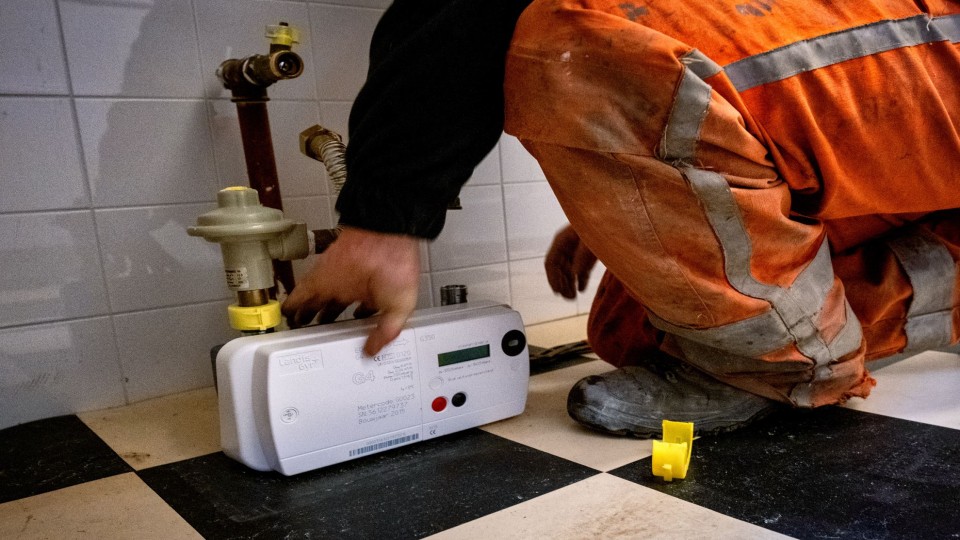Gas afsluiten
