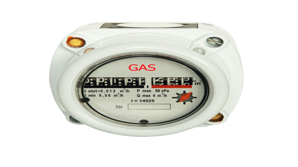 Foto van gasmeter
